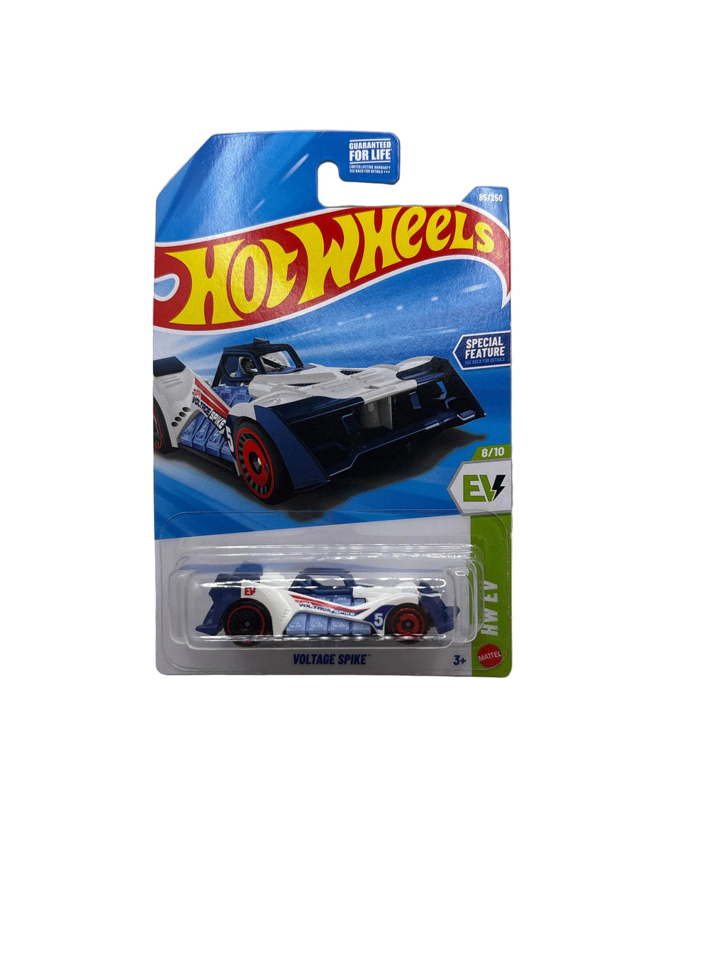Hot Wheels Voltage Spike Diecast white