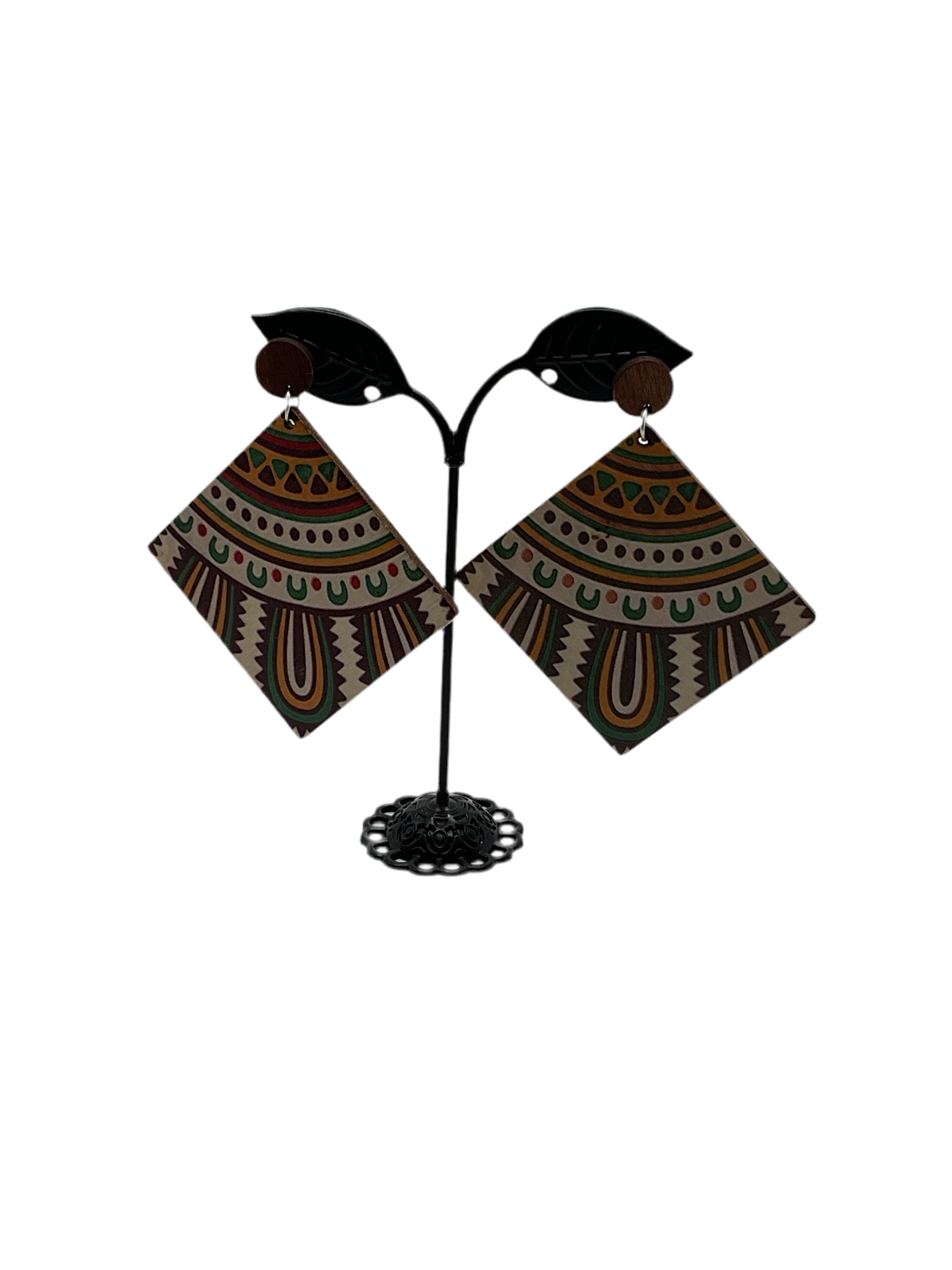 Square earrings