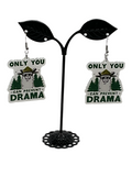 Drama llama earrings