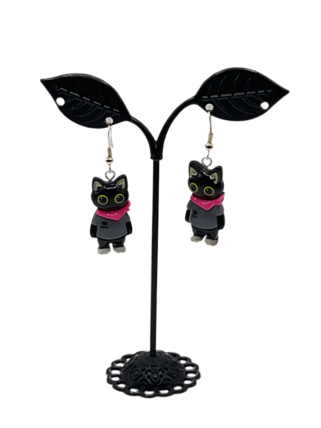 Cat earrings 5