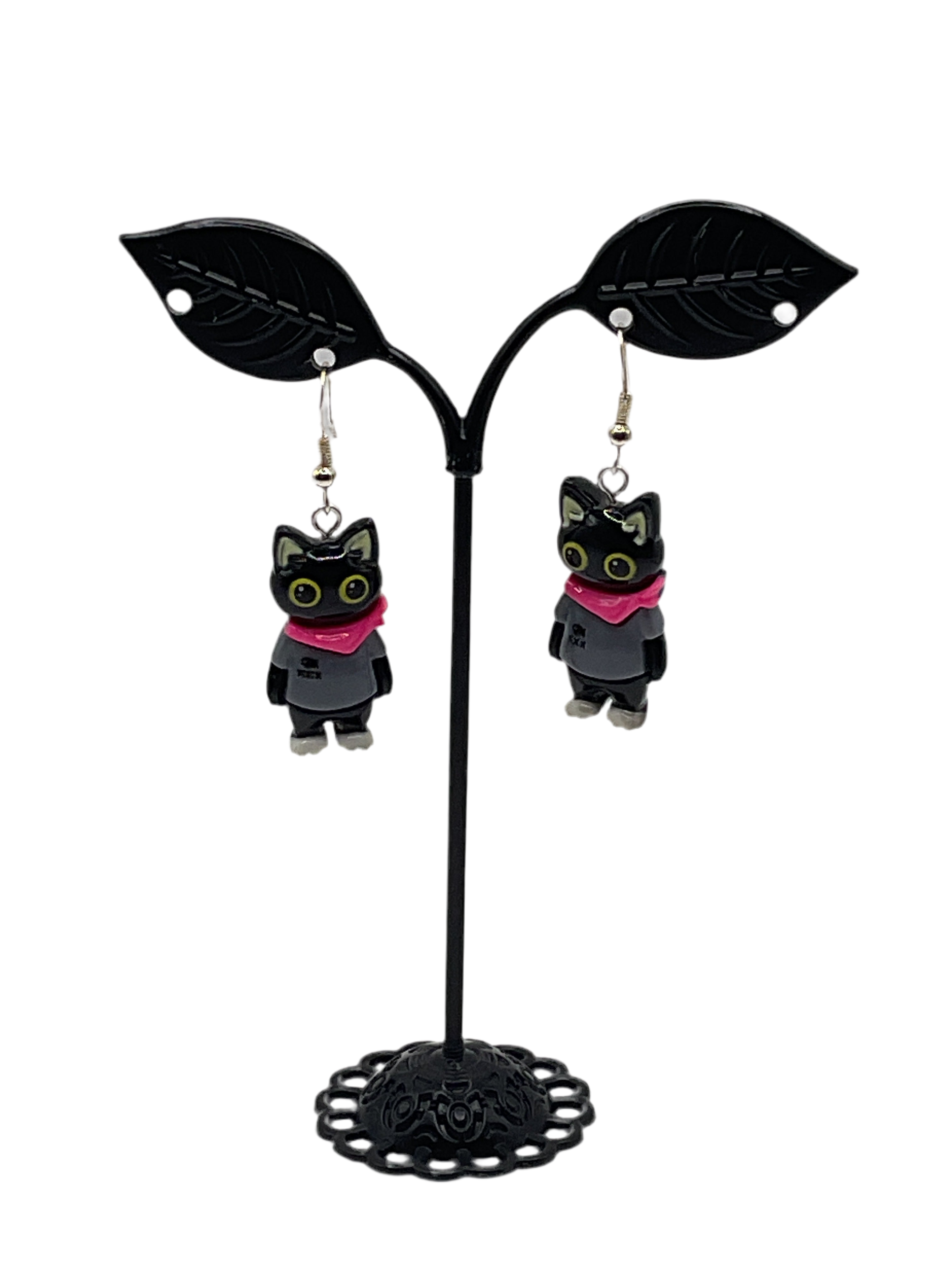 Cat earrings 5