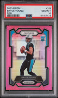 2023 Panini Prizm Pink Prizm Bryce Young 10 PSA #311