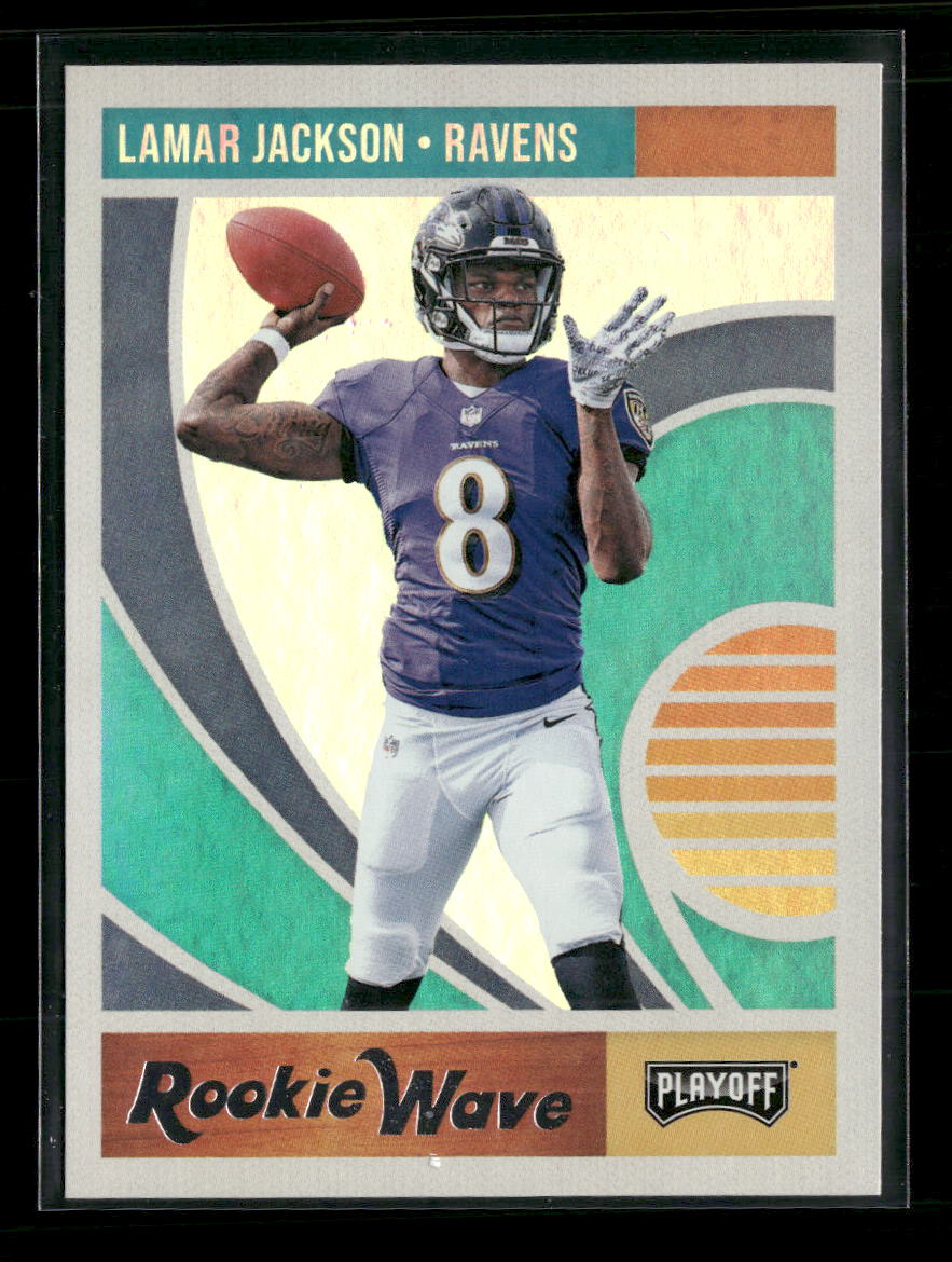 2018 Panini Playoff Rookie Wave Lamar Jackson #7