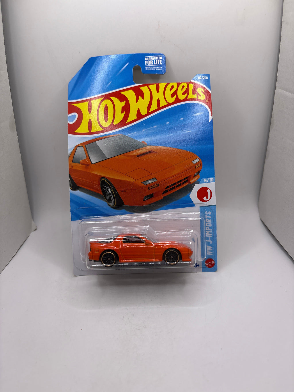Hot Wheels 89 Mazda Savanna RX-7 FC3S Diecast orange