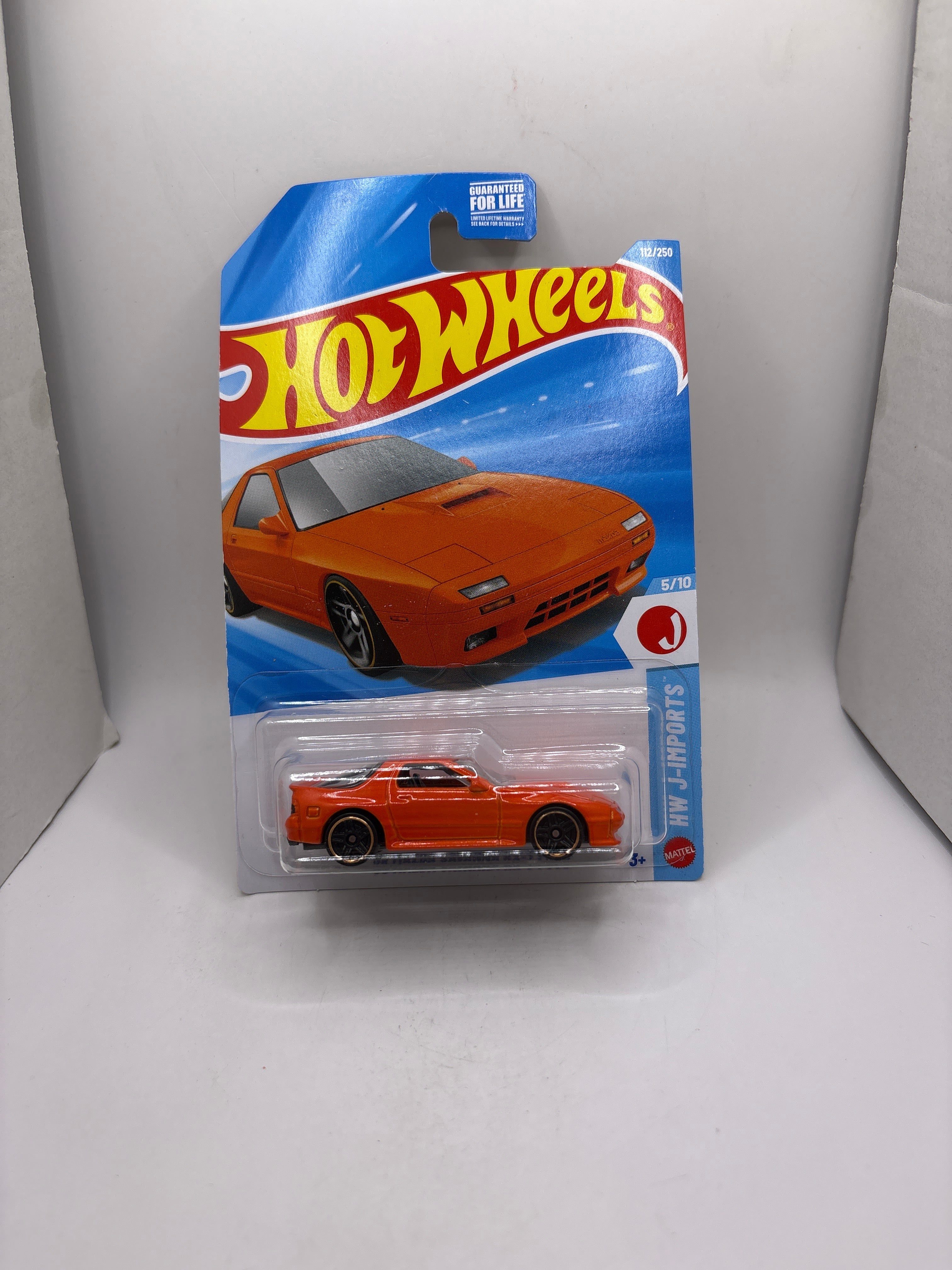 Hot Wheels 89 Mazda Savanna RX-7 FC3S Diecast orange
