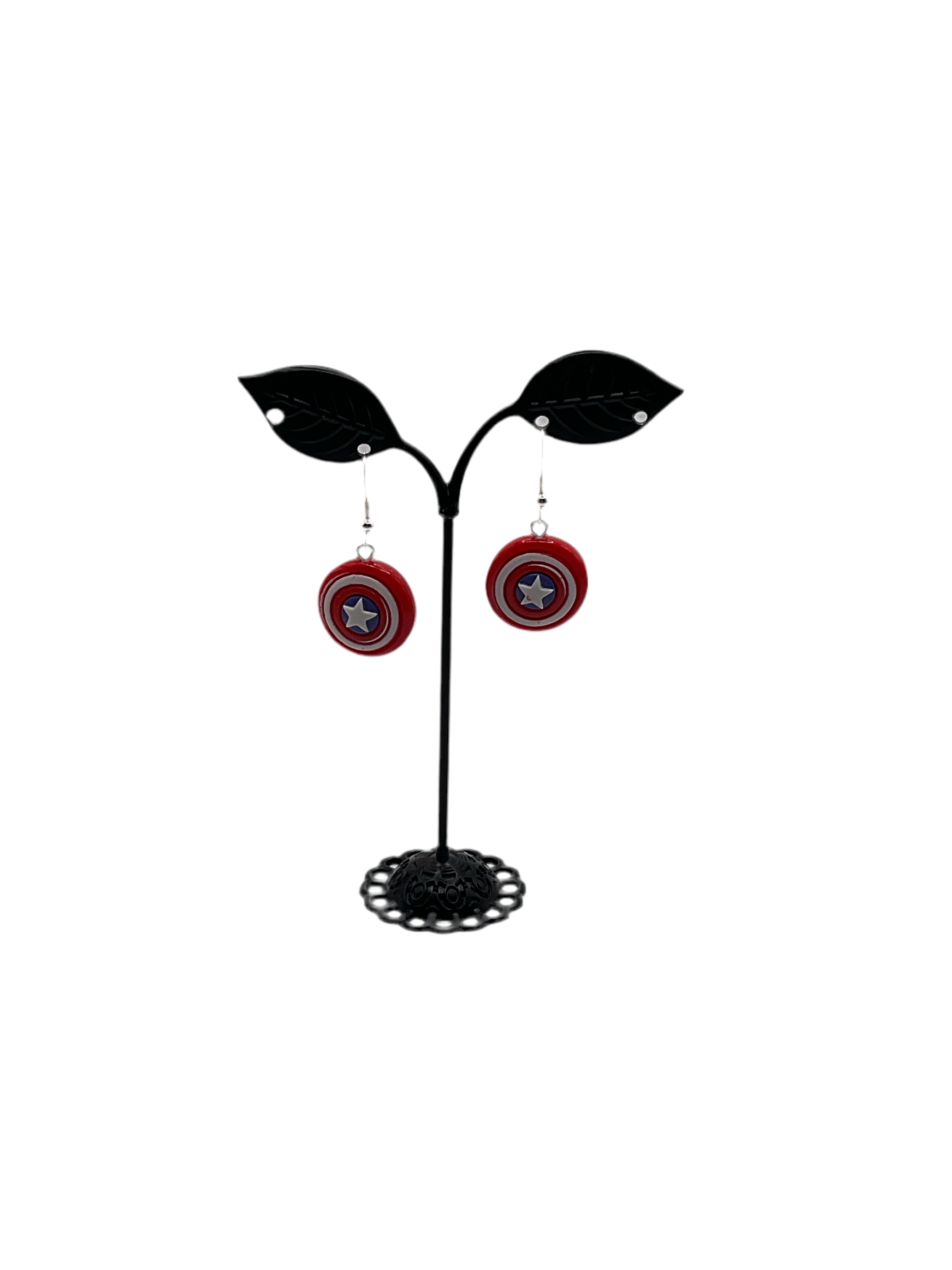 America Shield Earrings