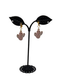 Pink Cactus earrings