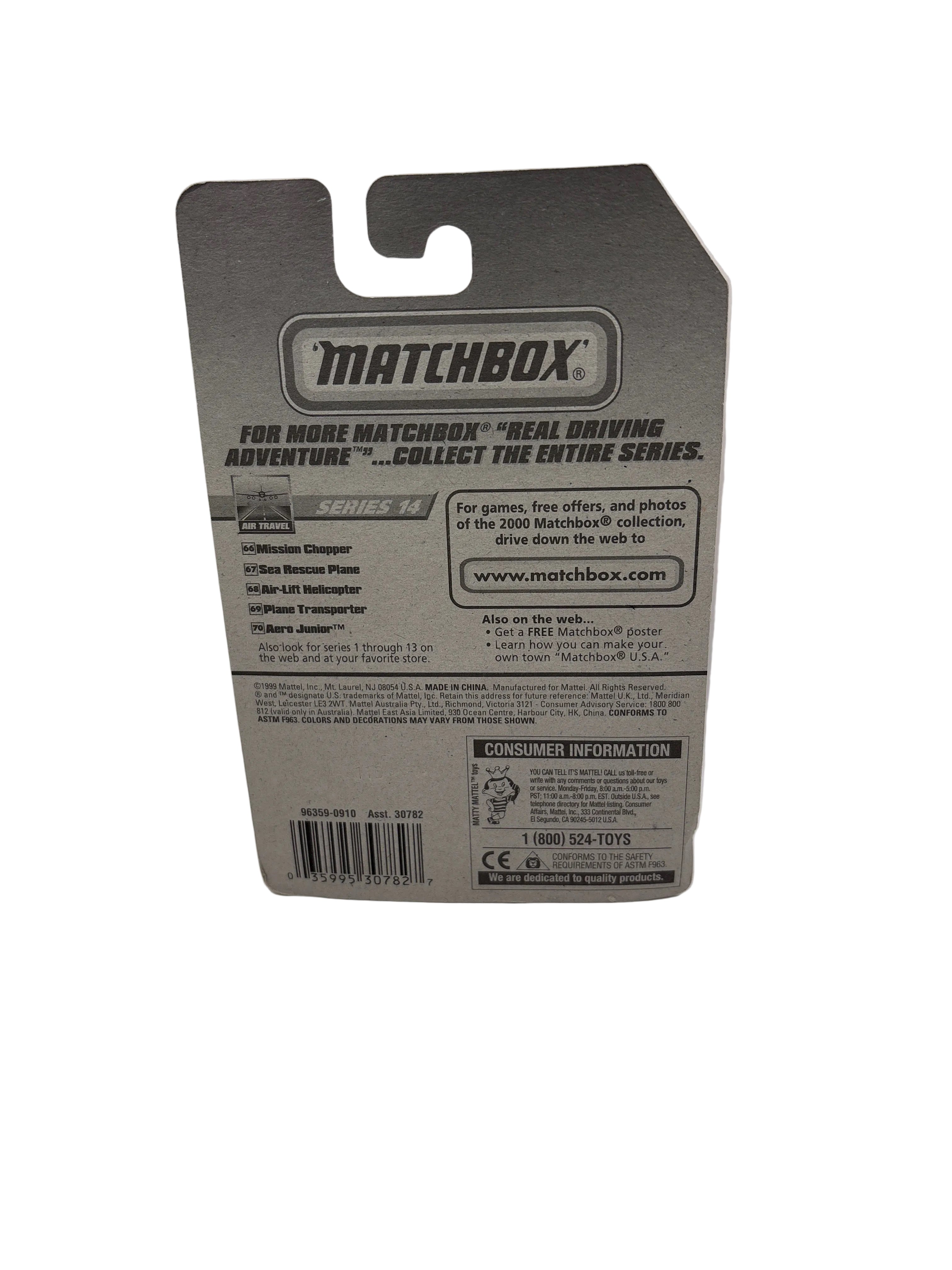 Matchbox Mission Chopper Diecast