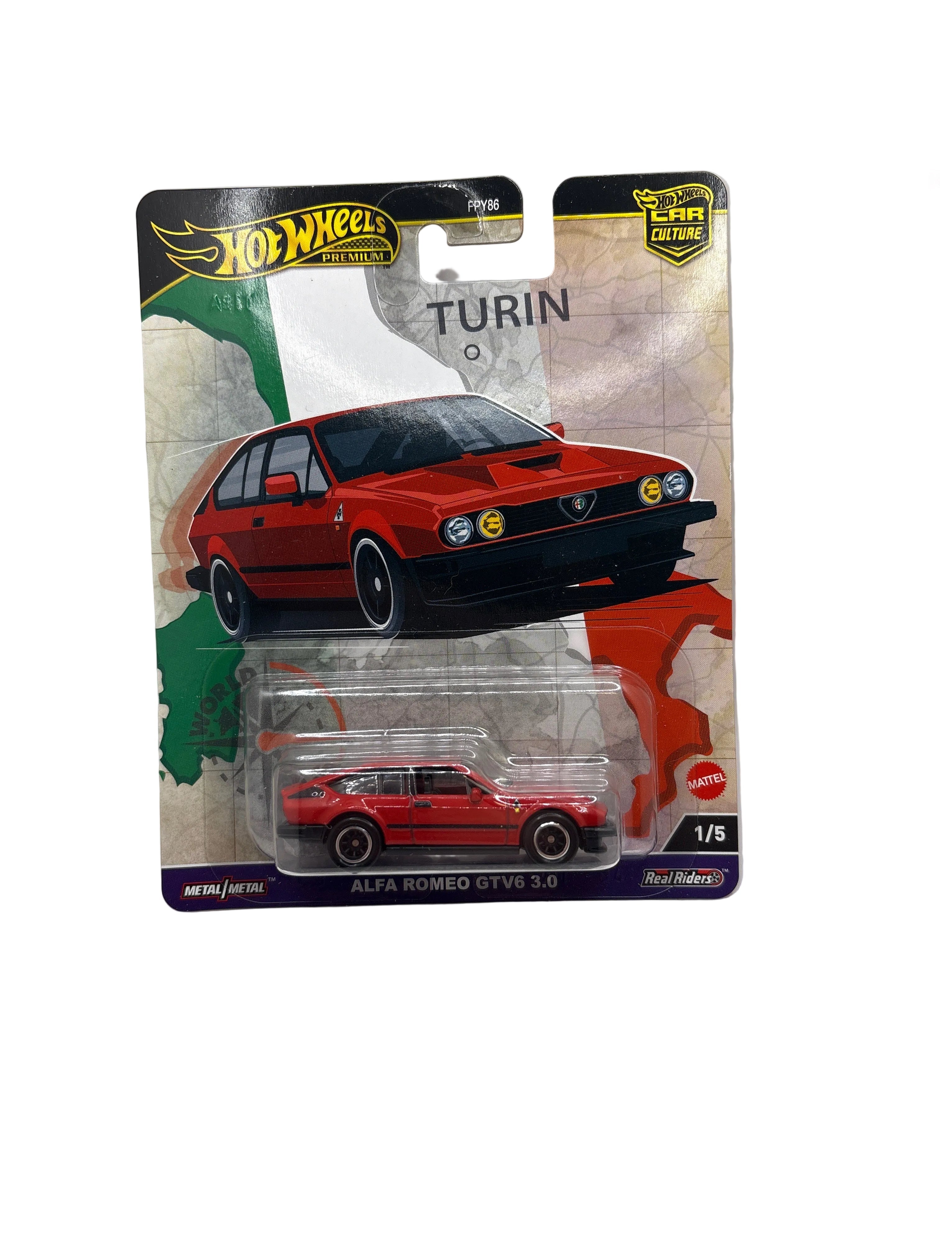 Hot Wheels Alfa Romeo GTV6 3.0 Diecast red