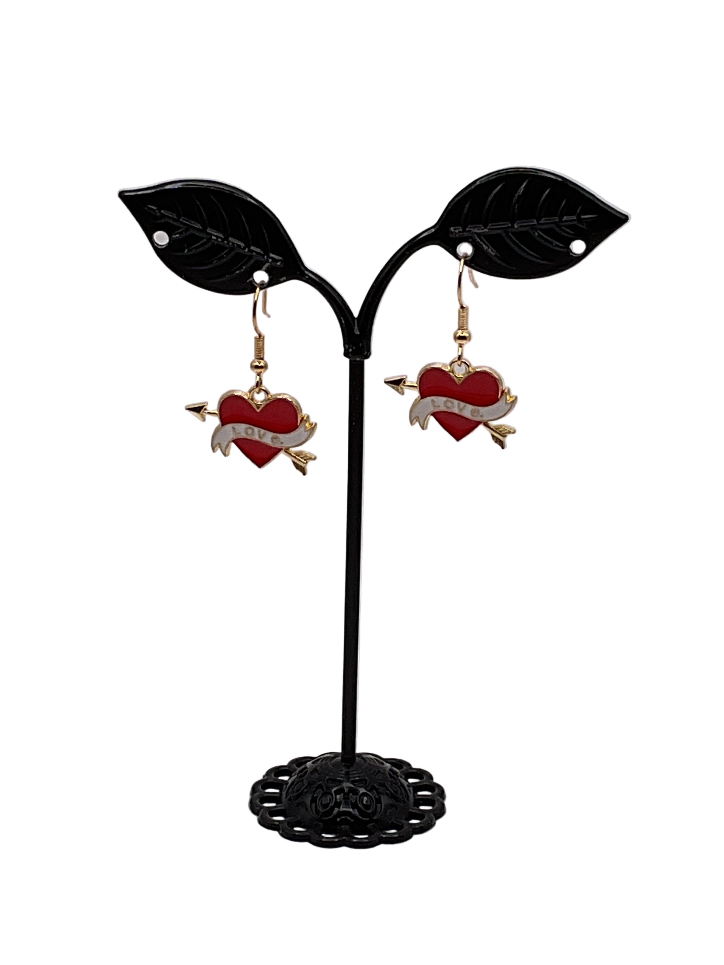 Heart earrings
