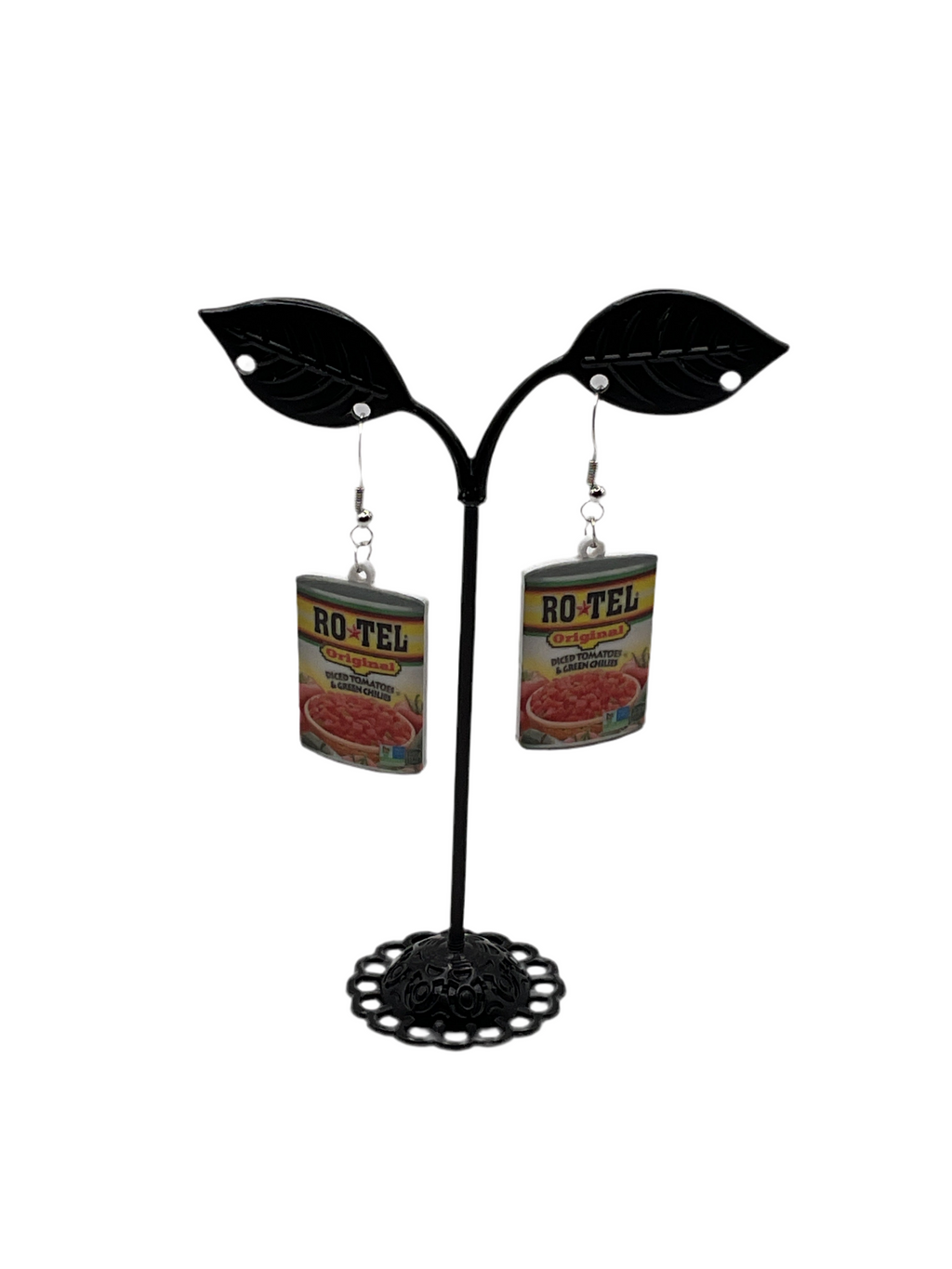 Spicy Diced Tomato Earrings