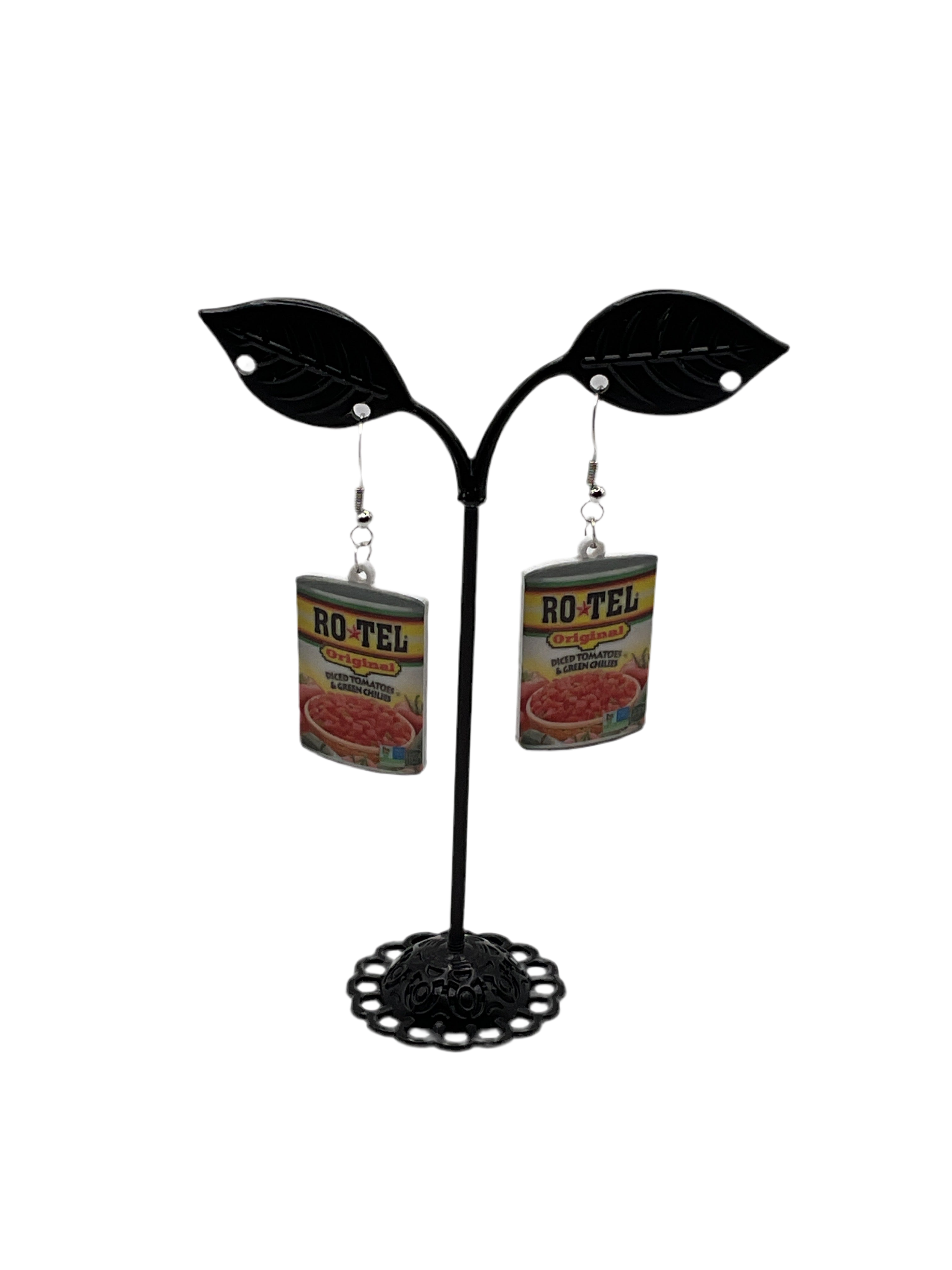Spicy Diced Tomato Earrings