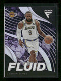 2022-23 Panini Flux Fluid Silver LeBron James #10