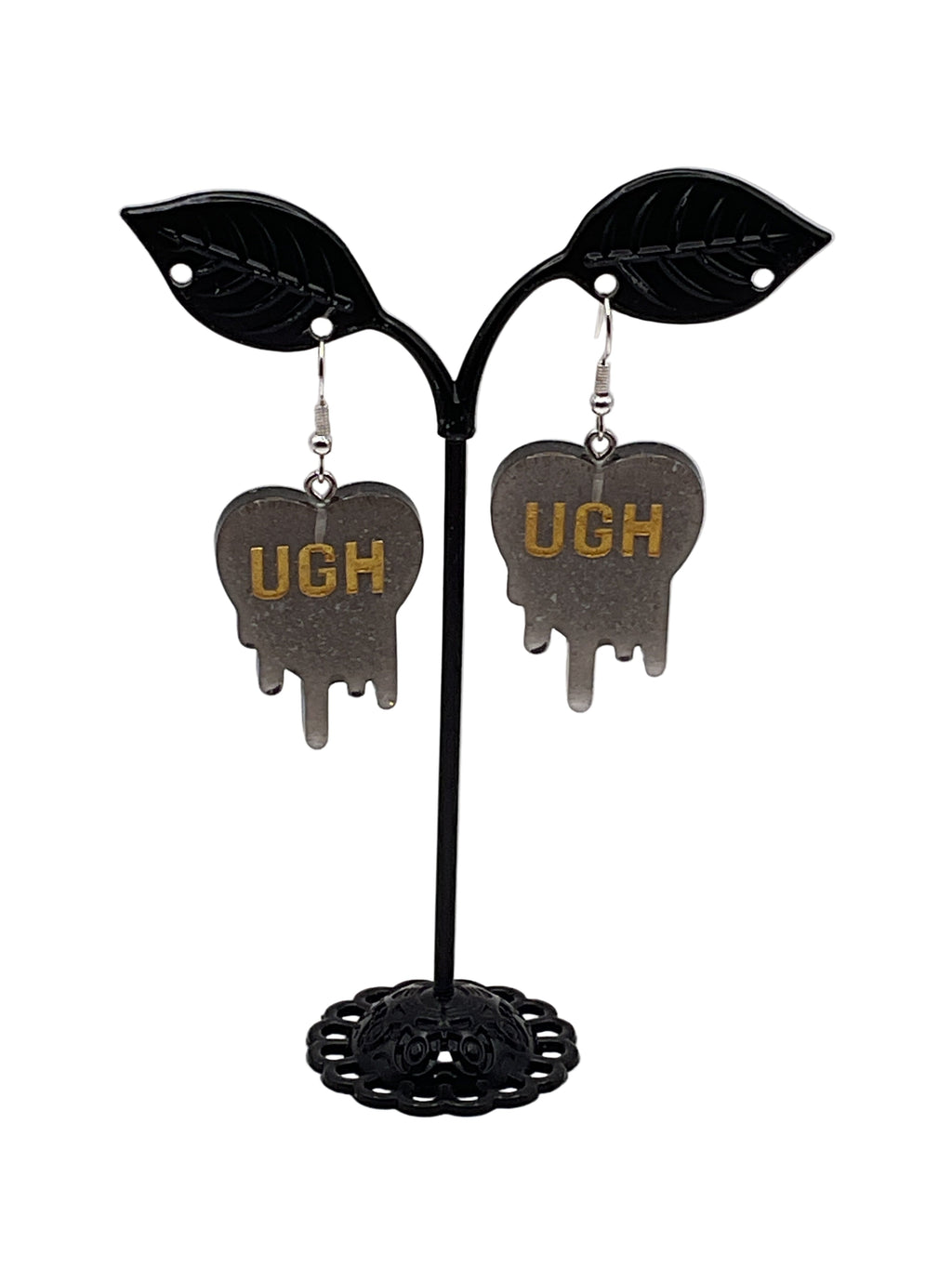 Melting Convo Heart Earrings