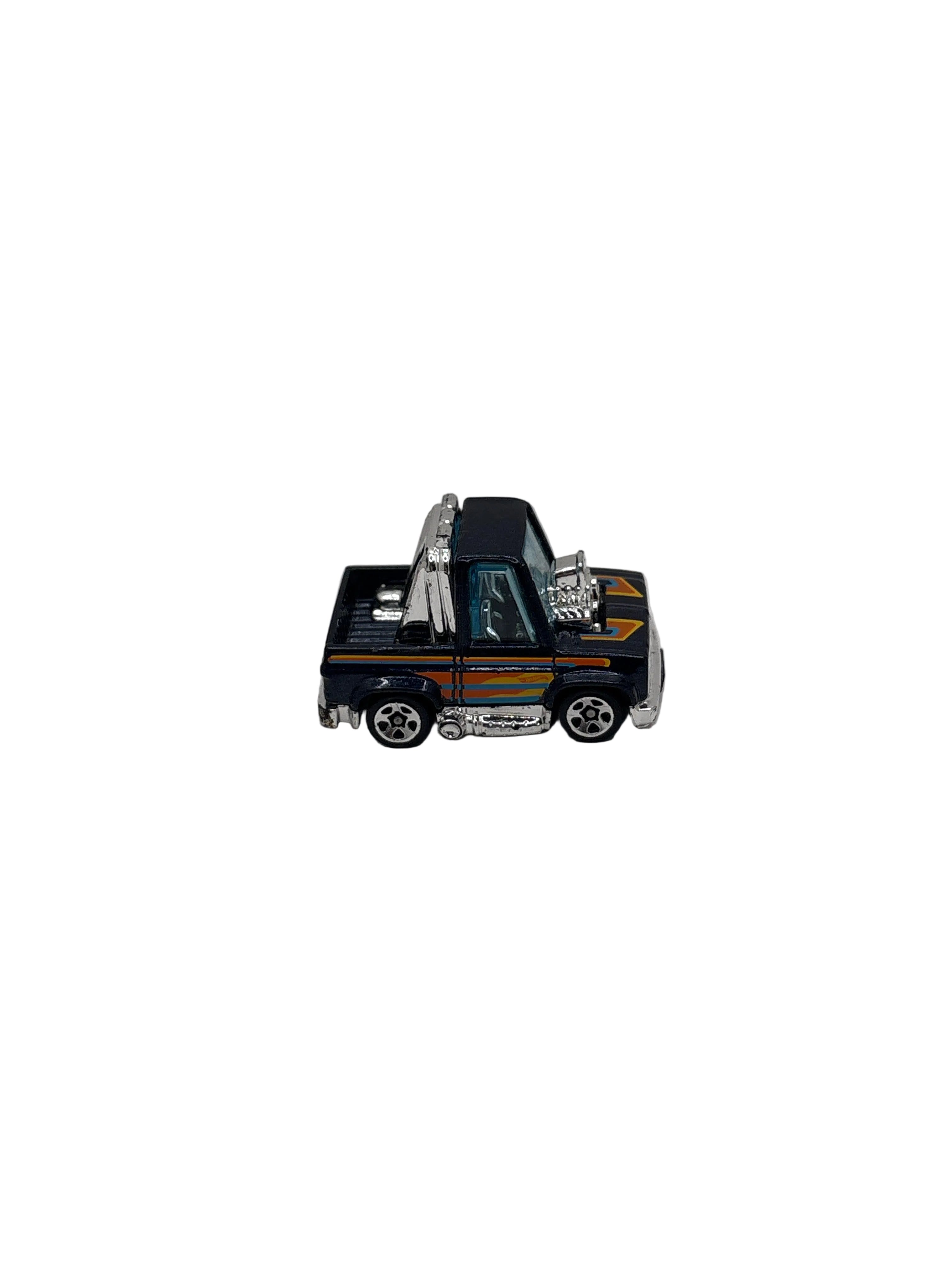 Hot Wheels Toon’d 83 Chevy Silverado Diecast blue