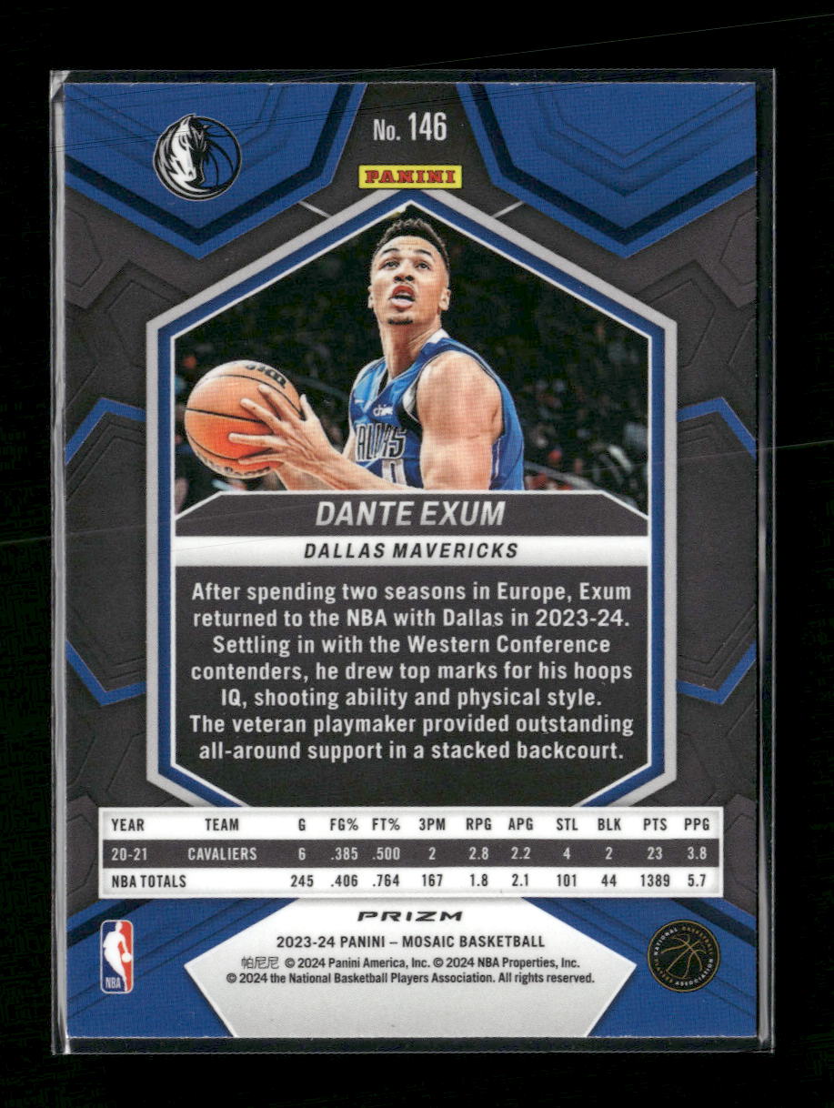 2023-24 Panini Mosaic Genesis Dante Exum #146