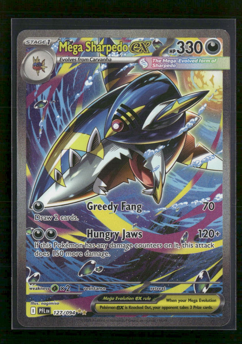 ME02: Phantasmal Flames Mega Sharpedo ex #127/094