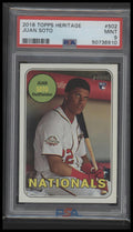 2018 Topps Heritage Juan Soto 9 PSA #502