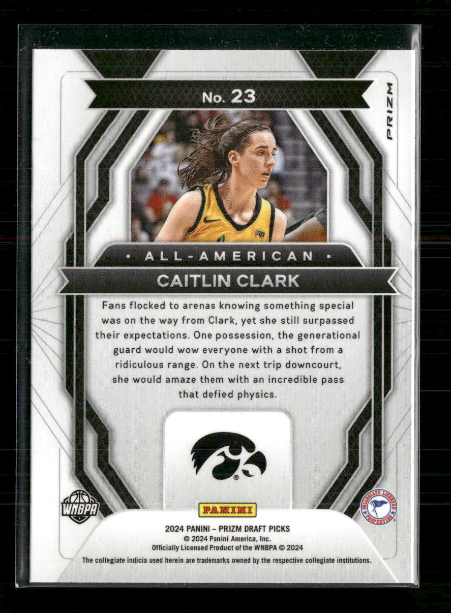 2024 Panini Prizm Draft Picks All-American Prizms Green Caitlin Clark #23