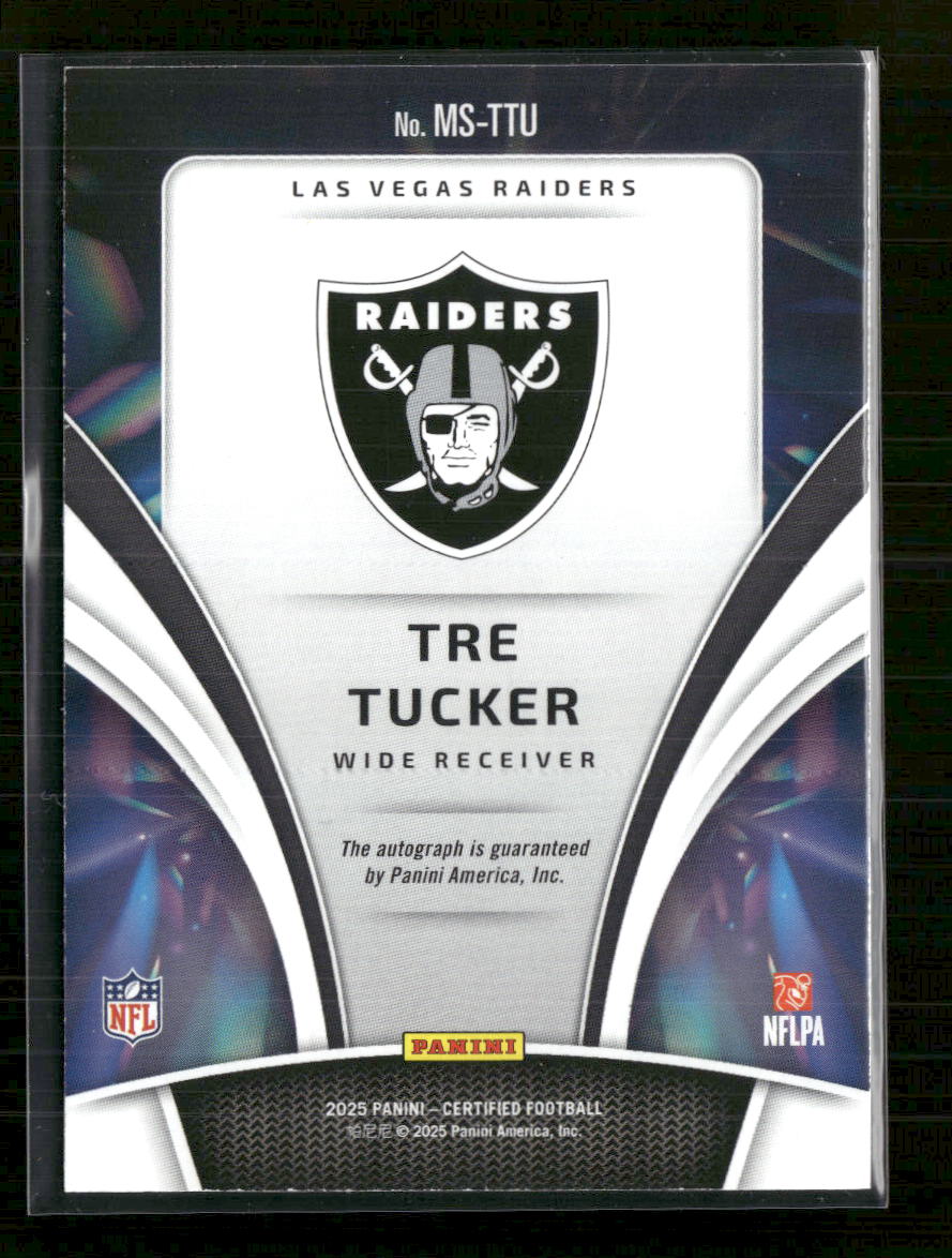 2025 Panini Certified Mirror Signatures Gold Tre Tucker #/10 Auto #MS-TTU