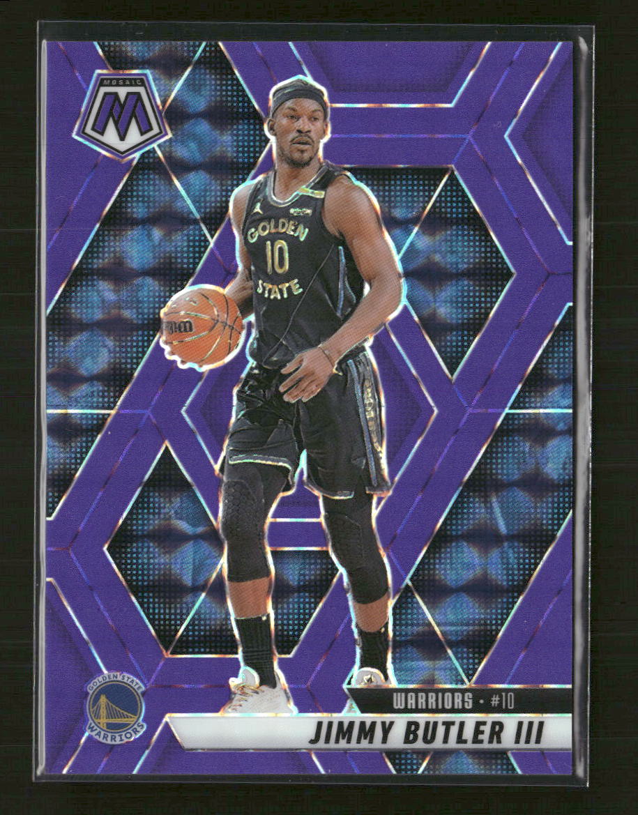 2024-25 Panini Mosaic Purple Fluorescent Mosaic Jimmy Butler III  #/249 #148