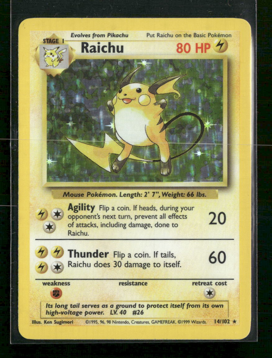 Base Set Raichu #014/102