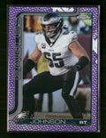 2025 Topps Chrome Football Leather Purple Lane Johnson #/75 #246