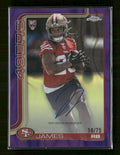 2025 Topps Chrome Rookie Auto Purple Lava Refractor Jordan James #/75 #RA-JJ