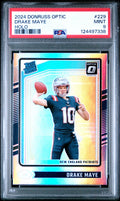 2024 Panini Donruss Optic Holo Drake Maye 9 PSA #229