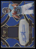 2025 Panini Rookie Auto Memorabilia Blue Prizm Elic Ayomanor #/149 #RSMP-EAR