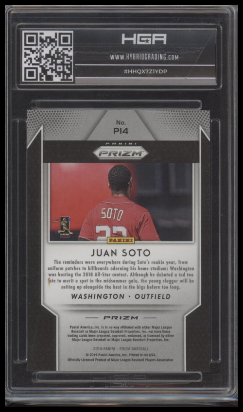 2019 Panini Prizm Profiles Juan Soto HGA 9 #P14