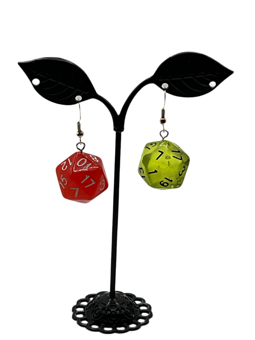 D20  Colorful Dice Earrings
