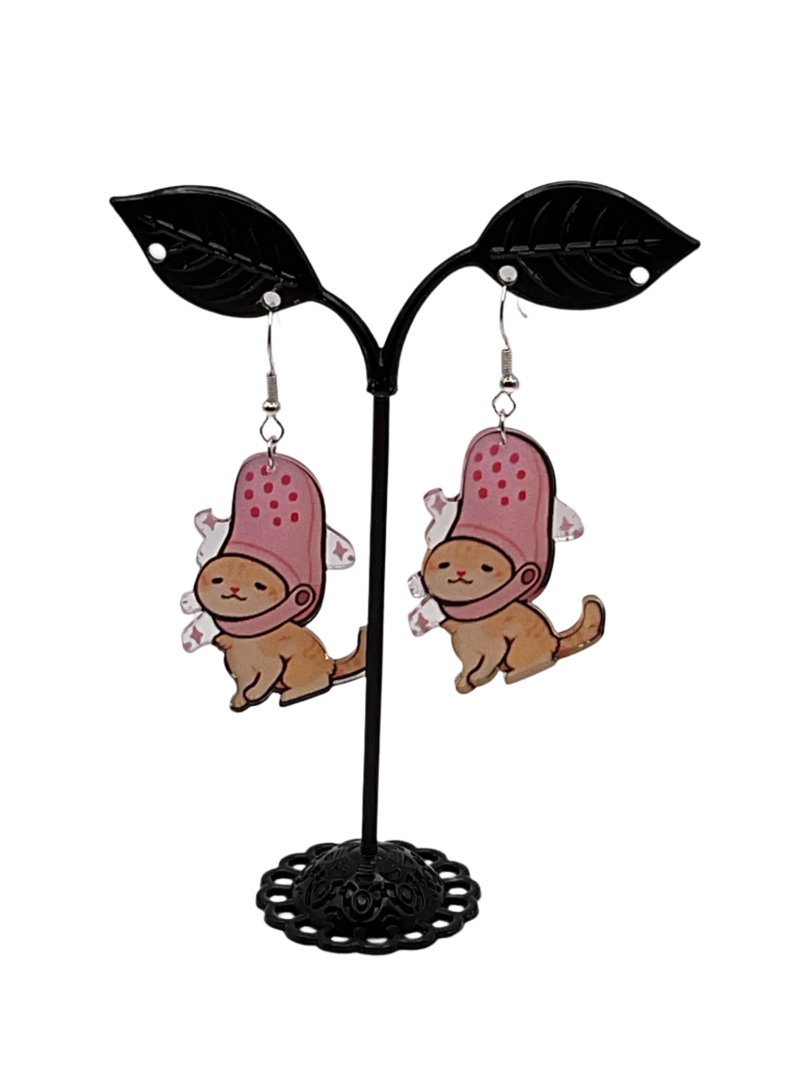 Cat With shoe Earrings