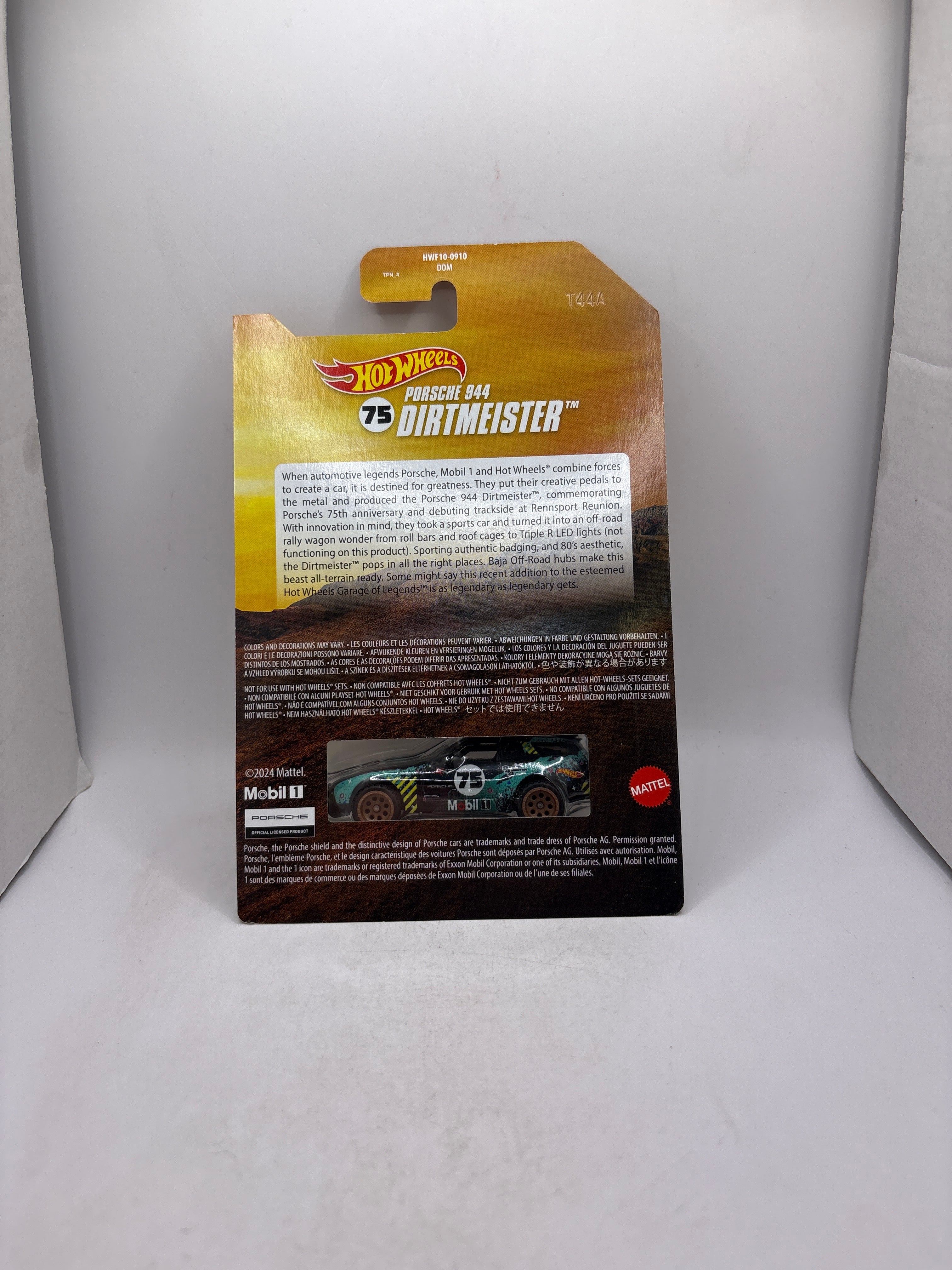 Hot Wheels Porsche 944 Dirtmeister Diecast black