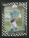 2025 Panini Prizm Black and White Checker Quinn Ewers #307