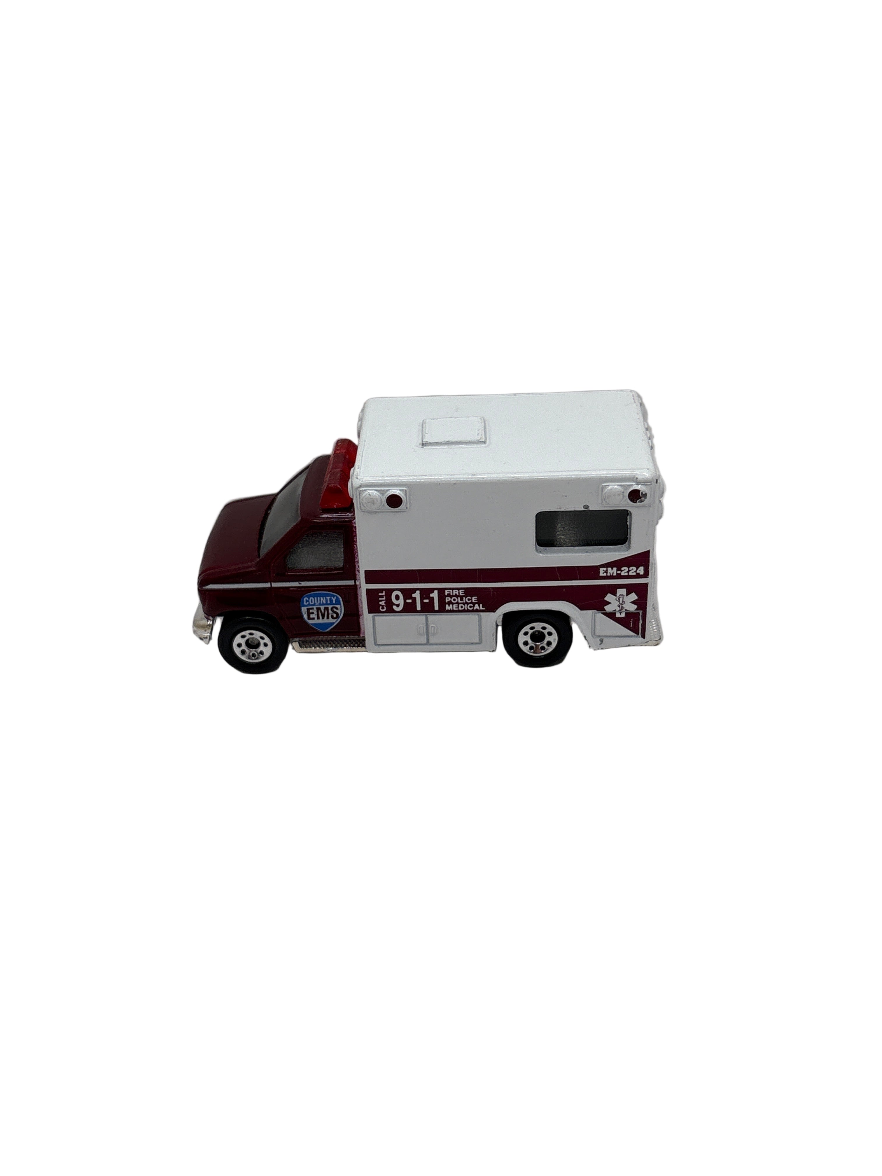 Matchbox Ambulance Diecast red