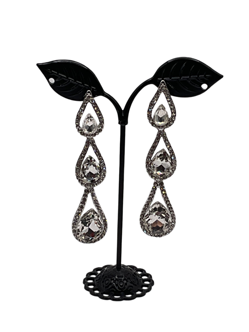 Shiny crystal earrings 2