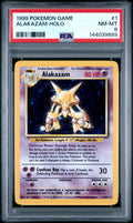 1999 Pokemon Game Alakazam-Holo 8 PSA #1