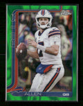 2025 Topps Chrome Green Wave Refractor Josh Allen #/99 #34