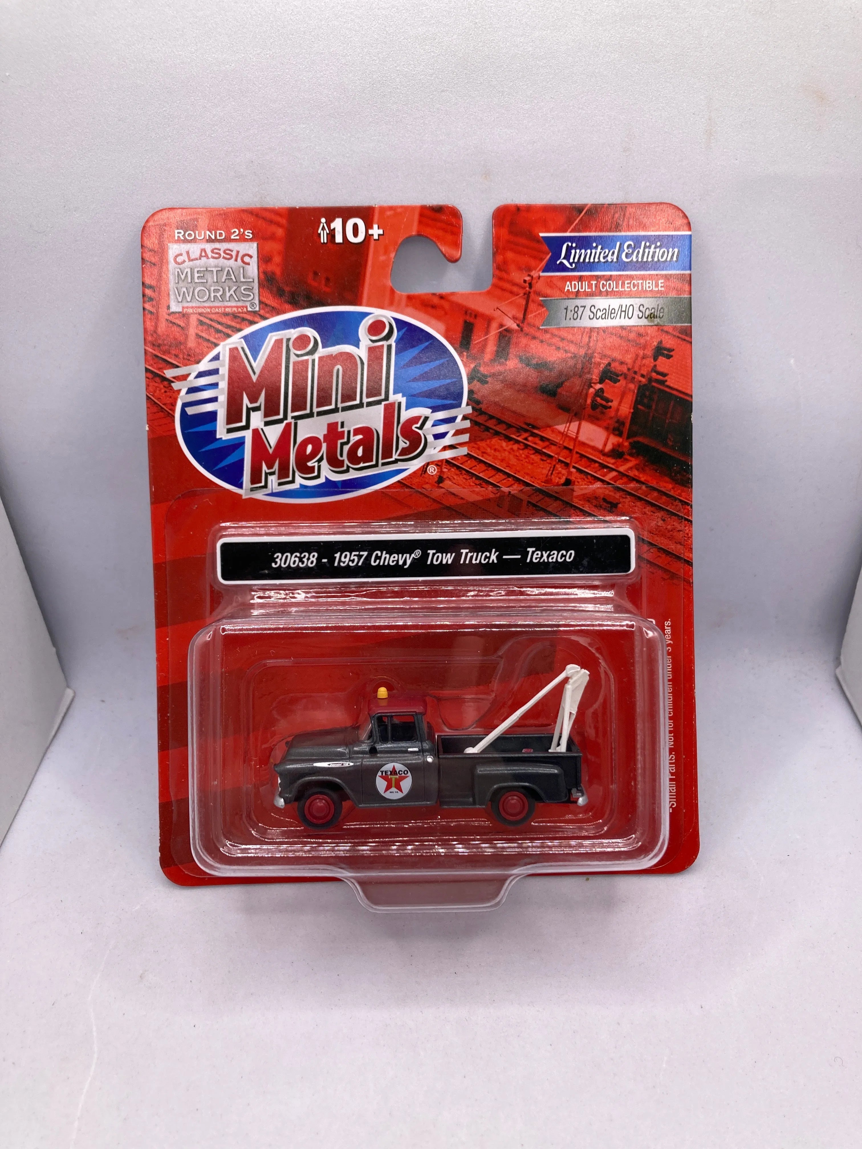 Mini Metals 1957 Chevy Tow Truck-Texaco Diecast