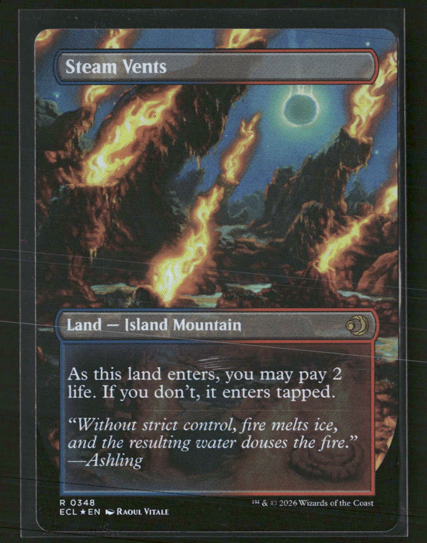 Lorwyn Eclipsed Steam Vents (Borderless) #348