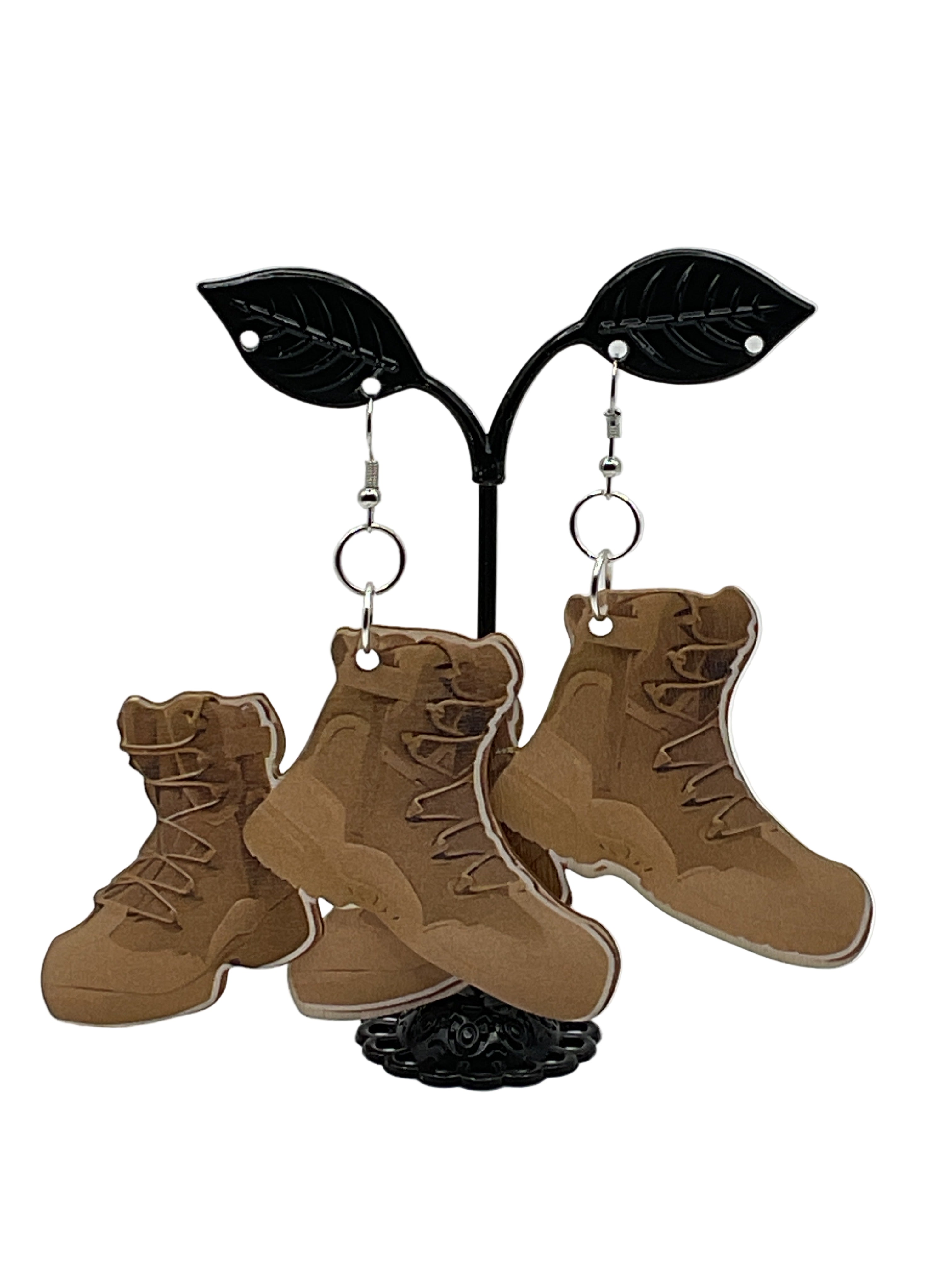 Military Gear Earrings