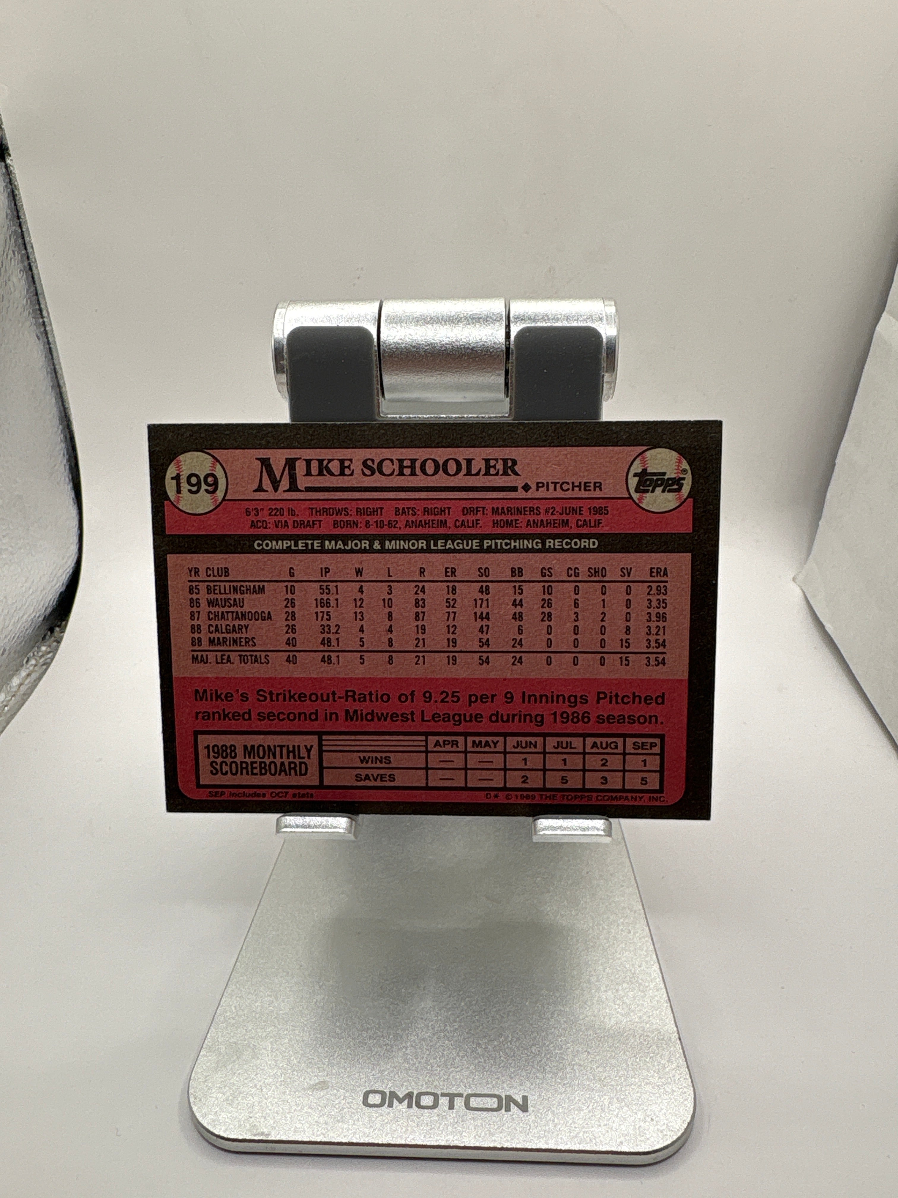Topps Mike Schooler