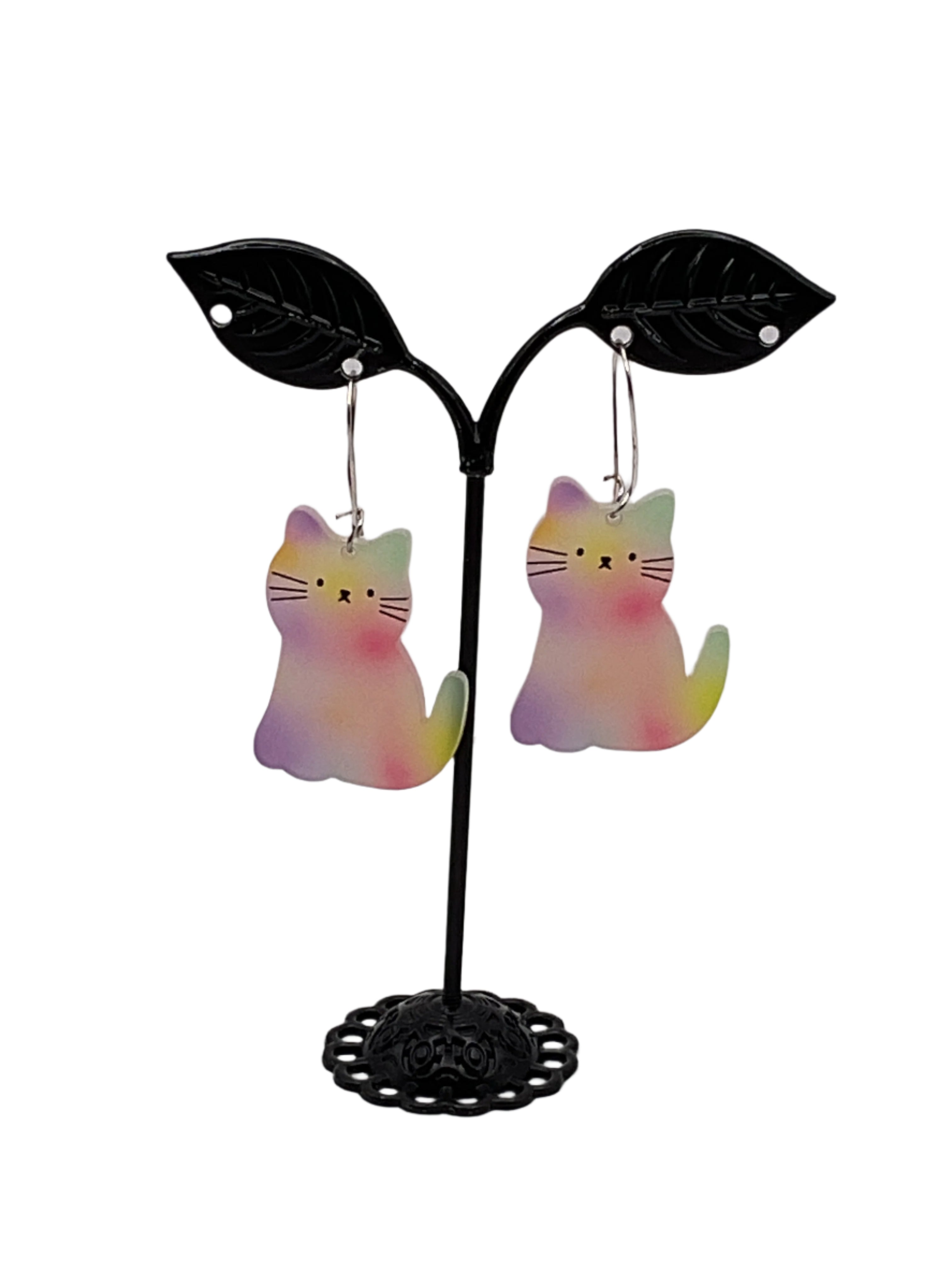 Cat earrings 9