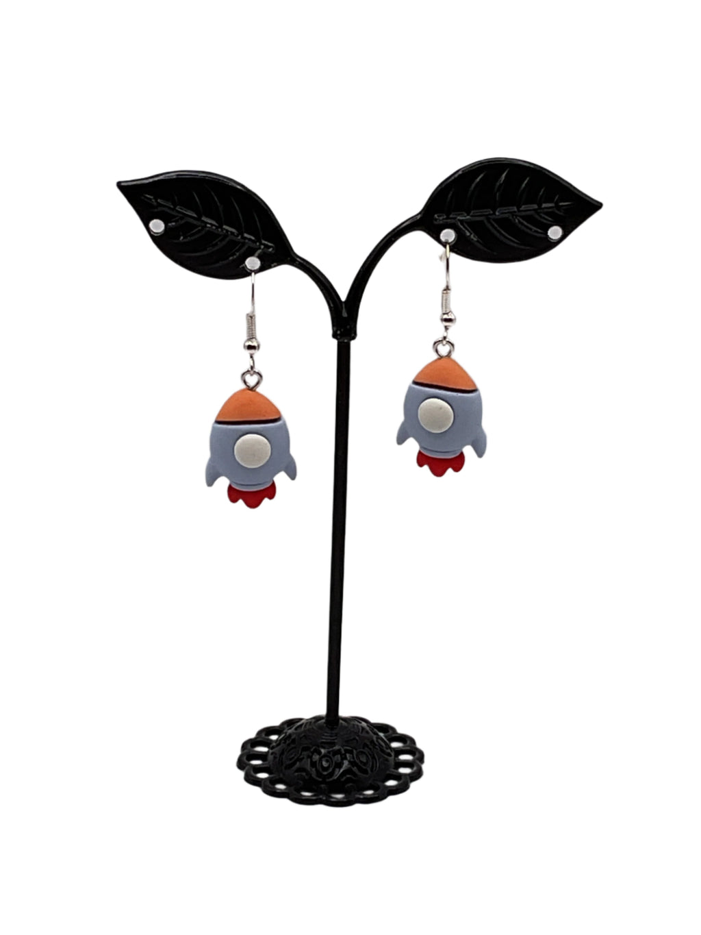 Rocket Ship Earrings 2