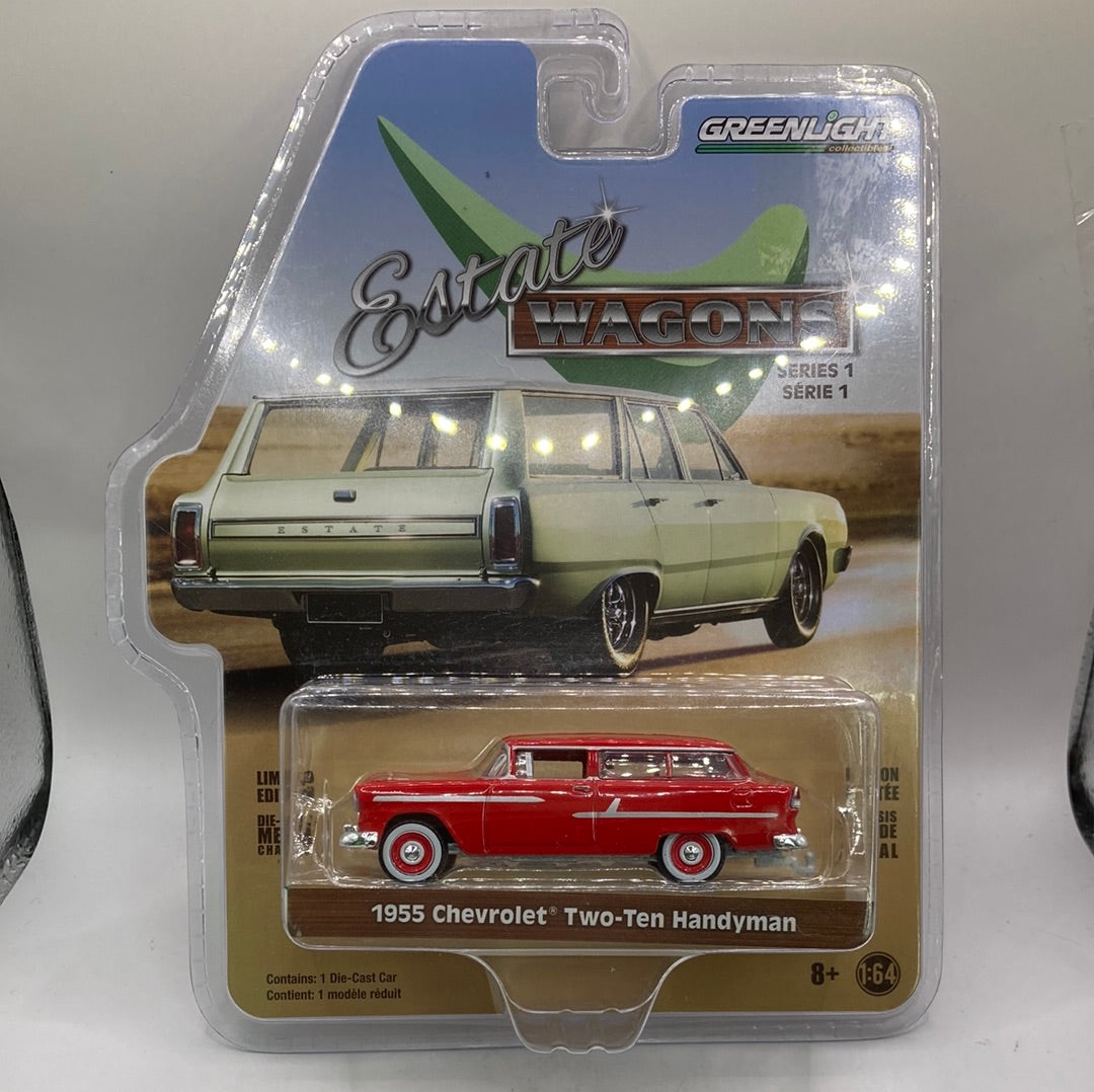 Greenlight 1955 Chevrolet Two-Ten Handyman Diecast red