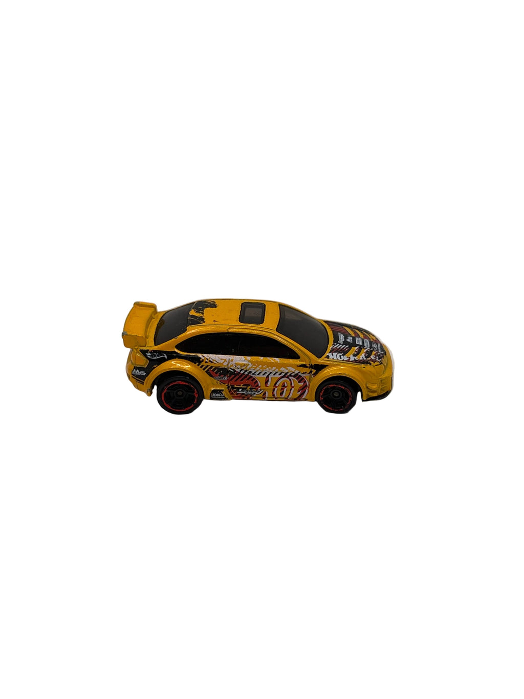 Hot Wheels 08 Ford Focus Diecast yellow
