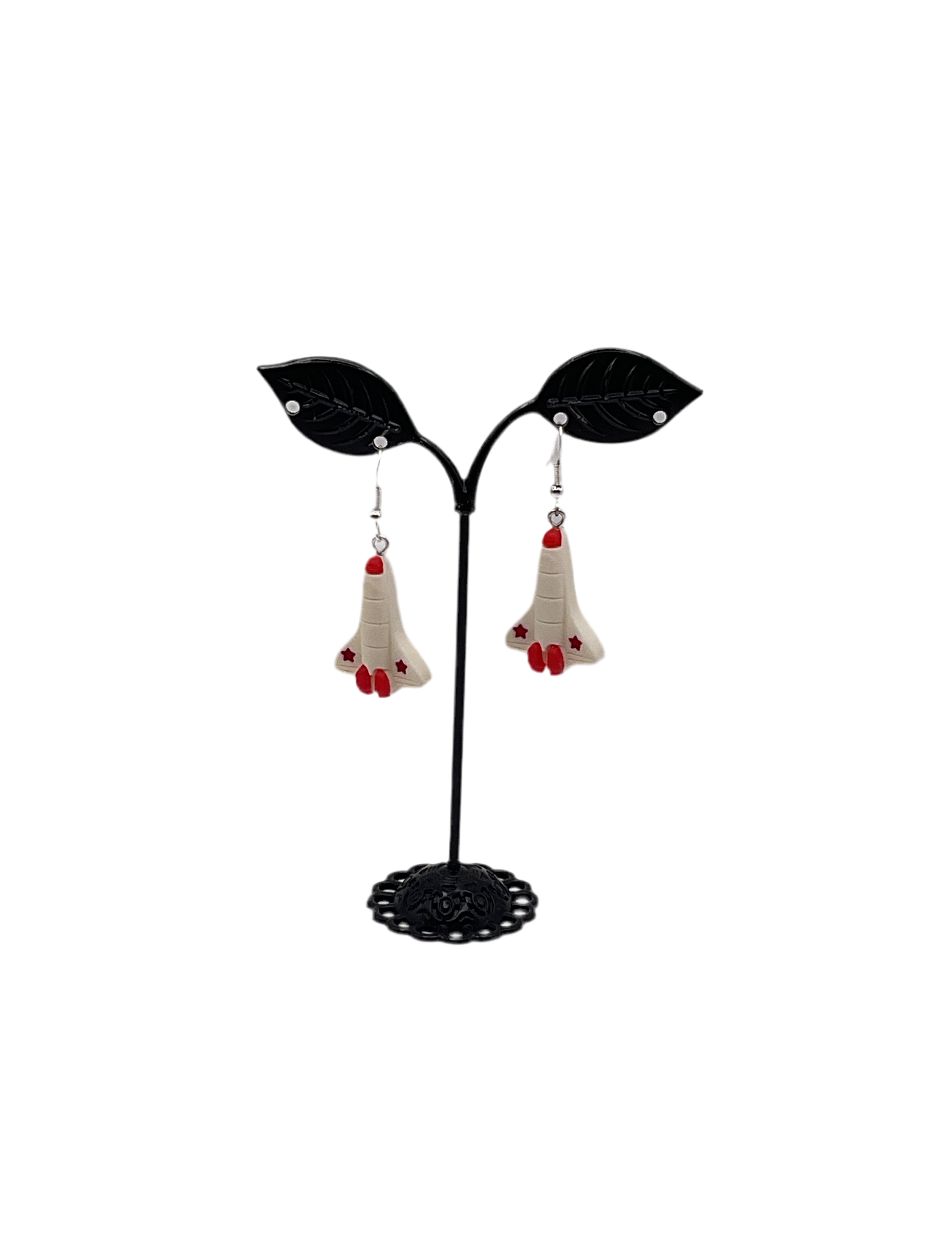 Rocket Ship Earrings 3