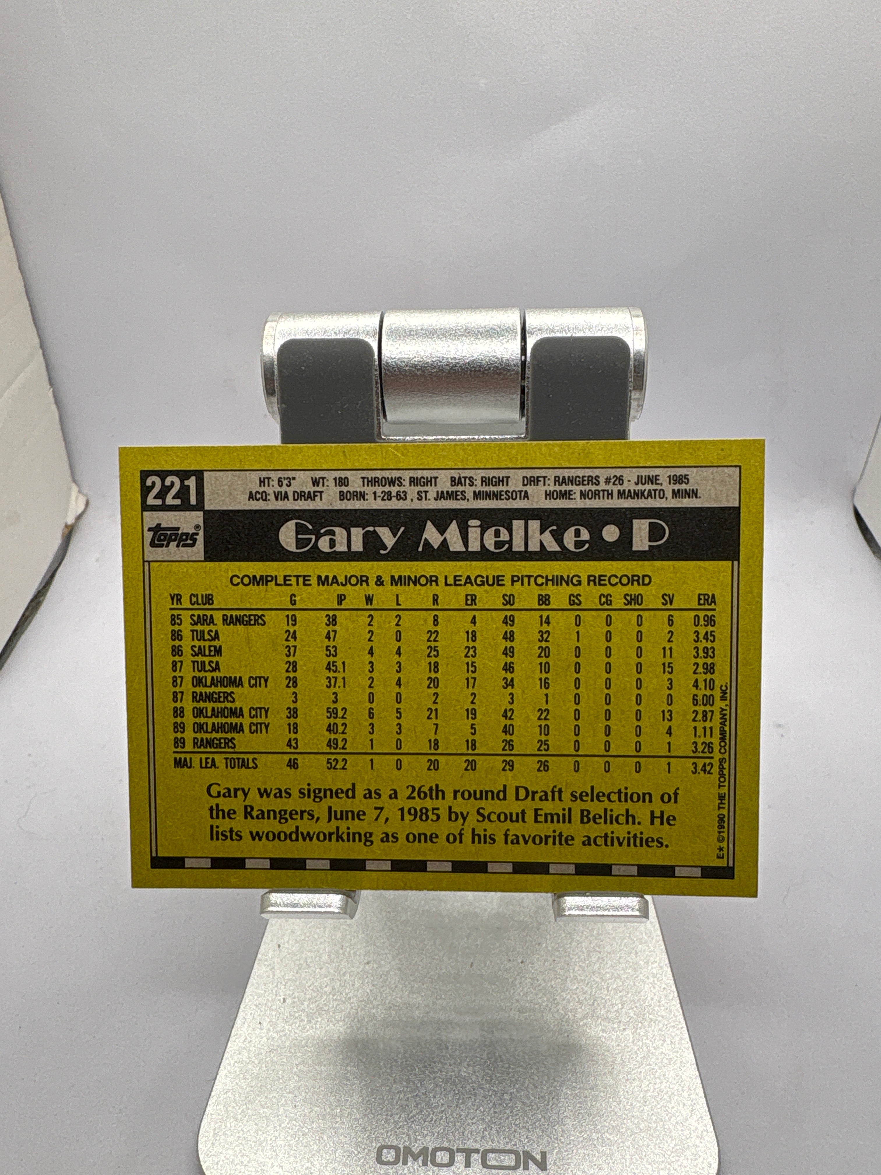 Topps Gary Mielke