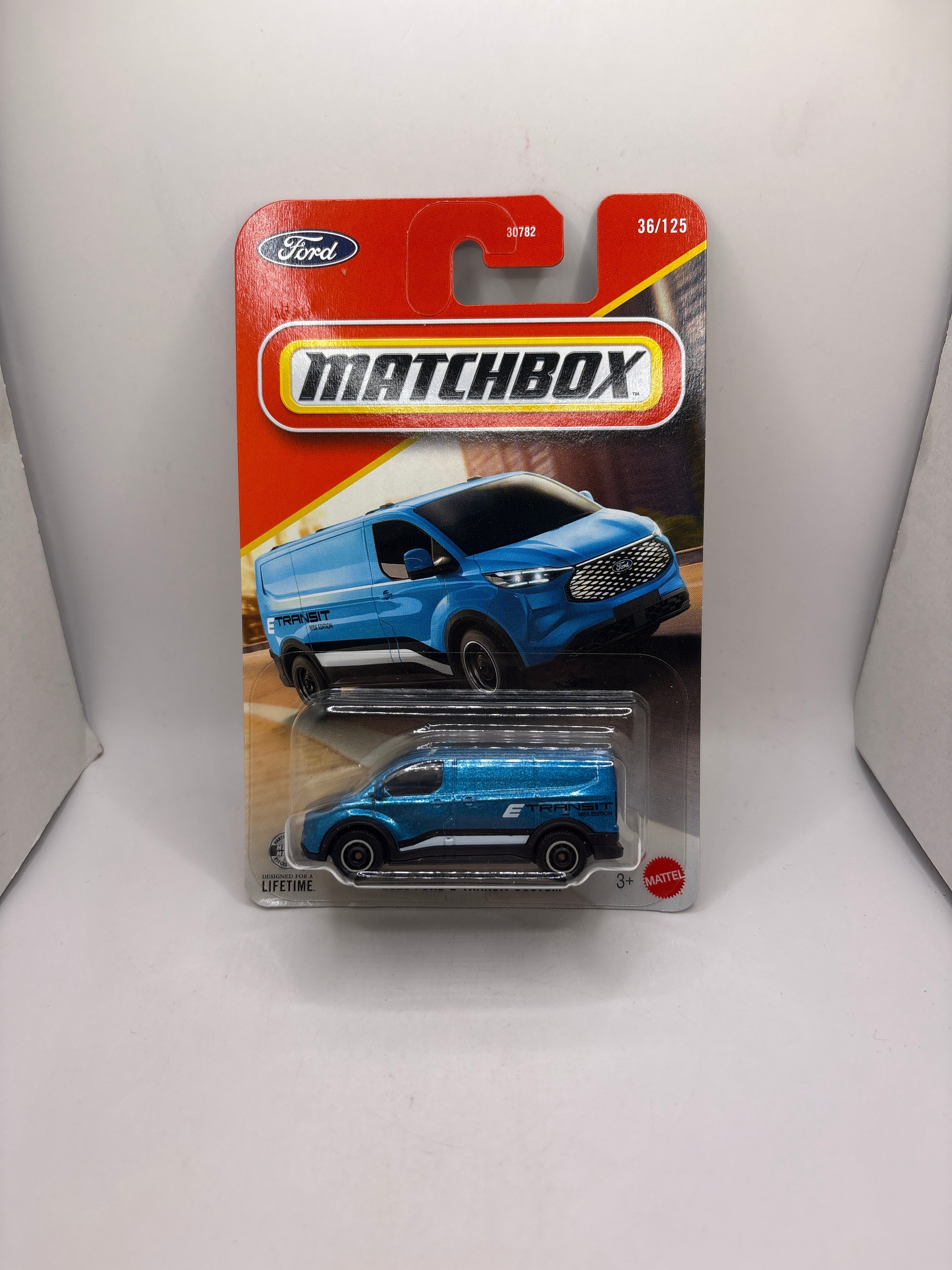Matchbox 2023 Ford E-Transit Custom Diecast blue